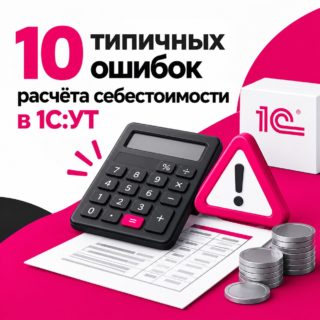 10 типичных ошибок расчёта себестоимости в 1С:Управление Торговлей: причины и решения