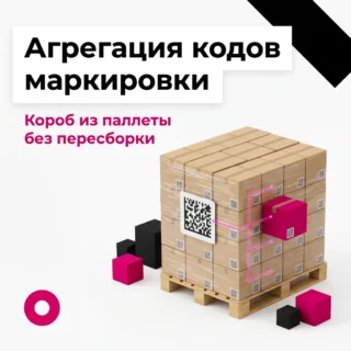 Агрегация кодов маркировки в Честном знаке: что это, как изъять короб из паллеты и что попадает в УПД